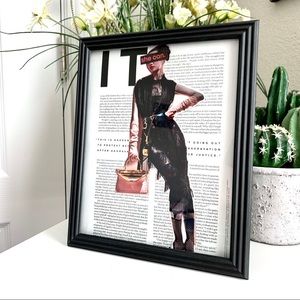 She Can Statement Collage Empowering Fashion Wall Art Editorial Aesthetic